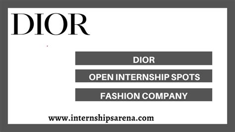 dior summer internship in london 2024|open roles at Dior.